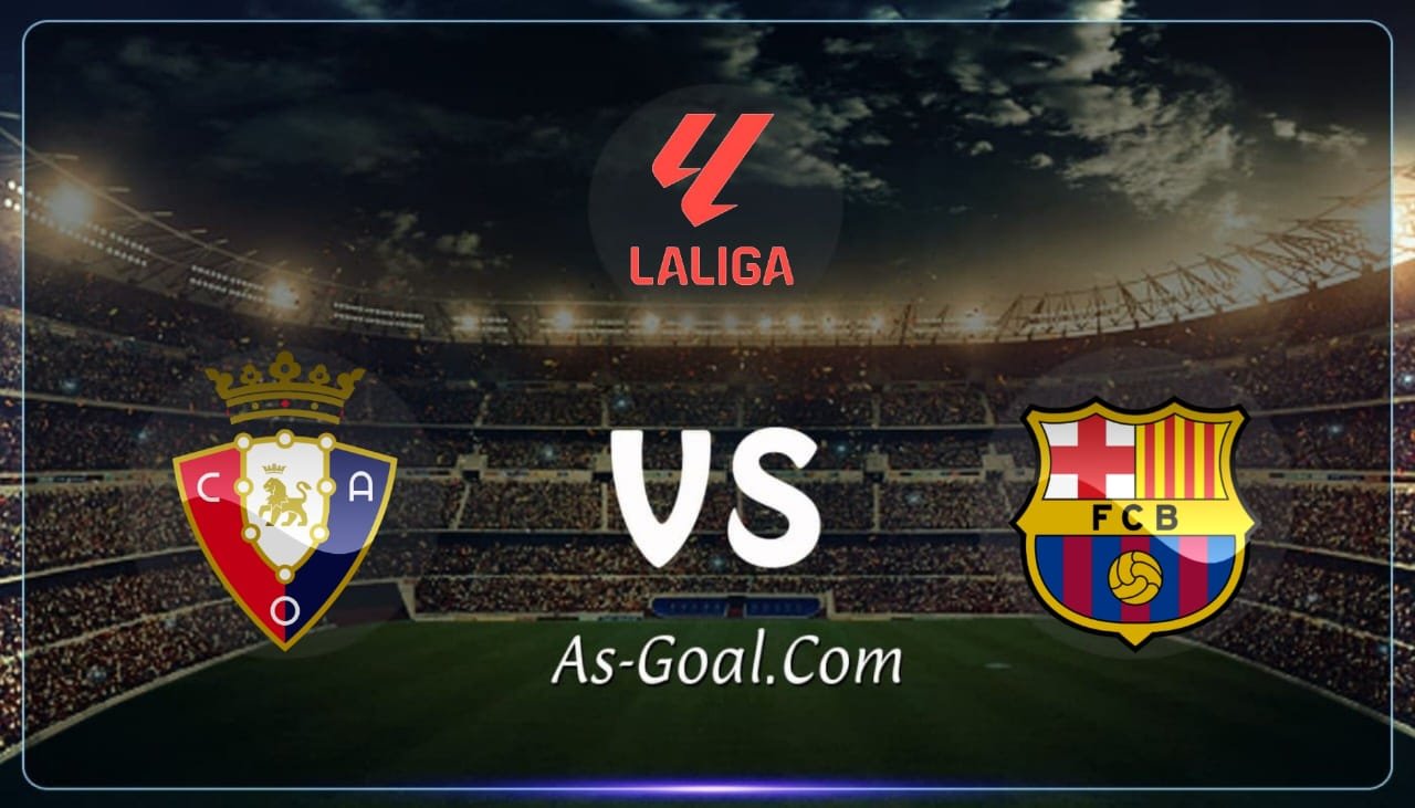 التشكيلة الرسمية لـ برشلونة لمواجهة أوساسونا في الدوري الإسباني