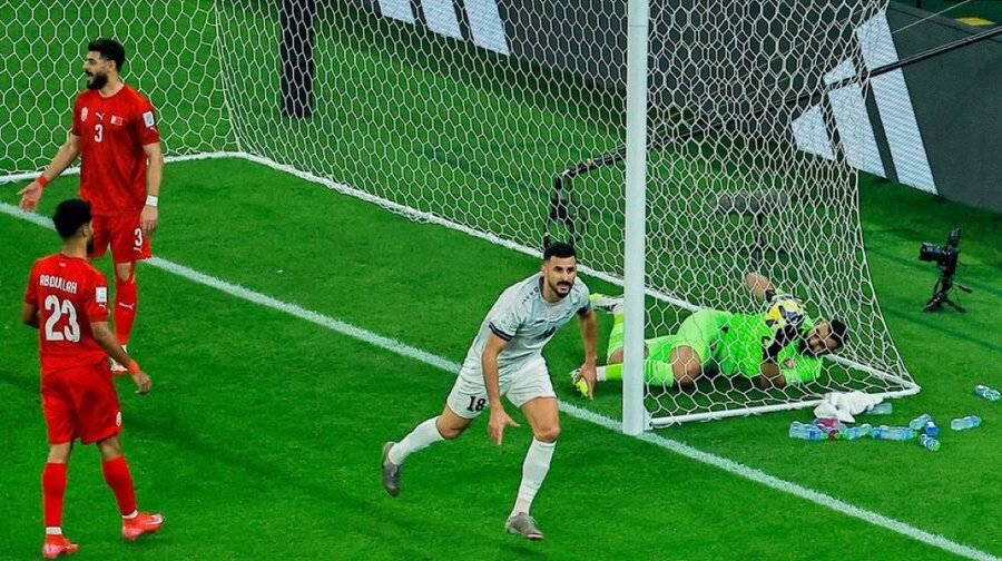 العراق يتجاوز البحرين بثنائية ويُحكم قبضته على صدارة مجموعته في كأس العرب