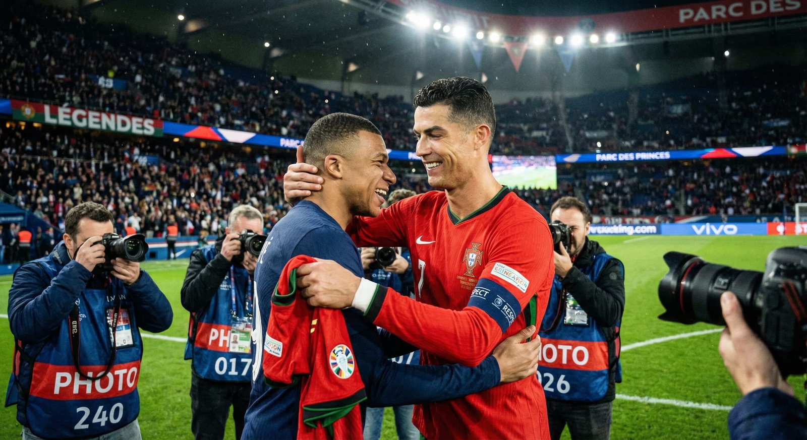 رونالدو يوجه رسالة خاصة لـ مبابي بعد معادلته لرقمه التاريخي في ريال مدريد