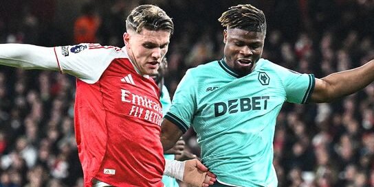 هدف عكسي ينقذ آرسنال من التعثر أمام ولفرهامبتون بالدوري الإنجليزي