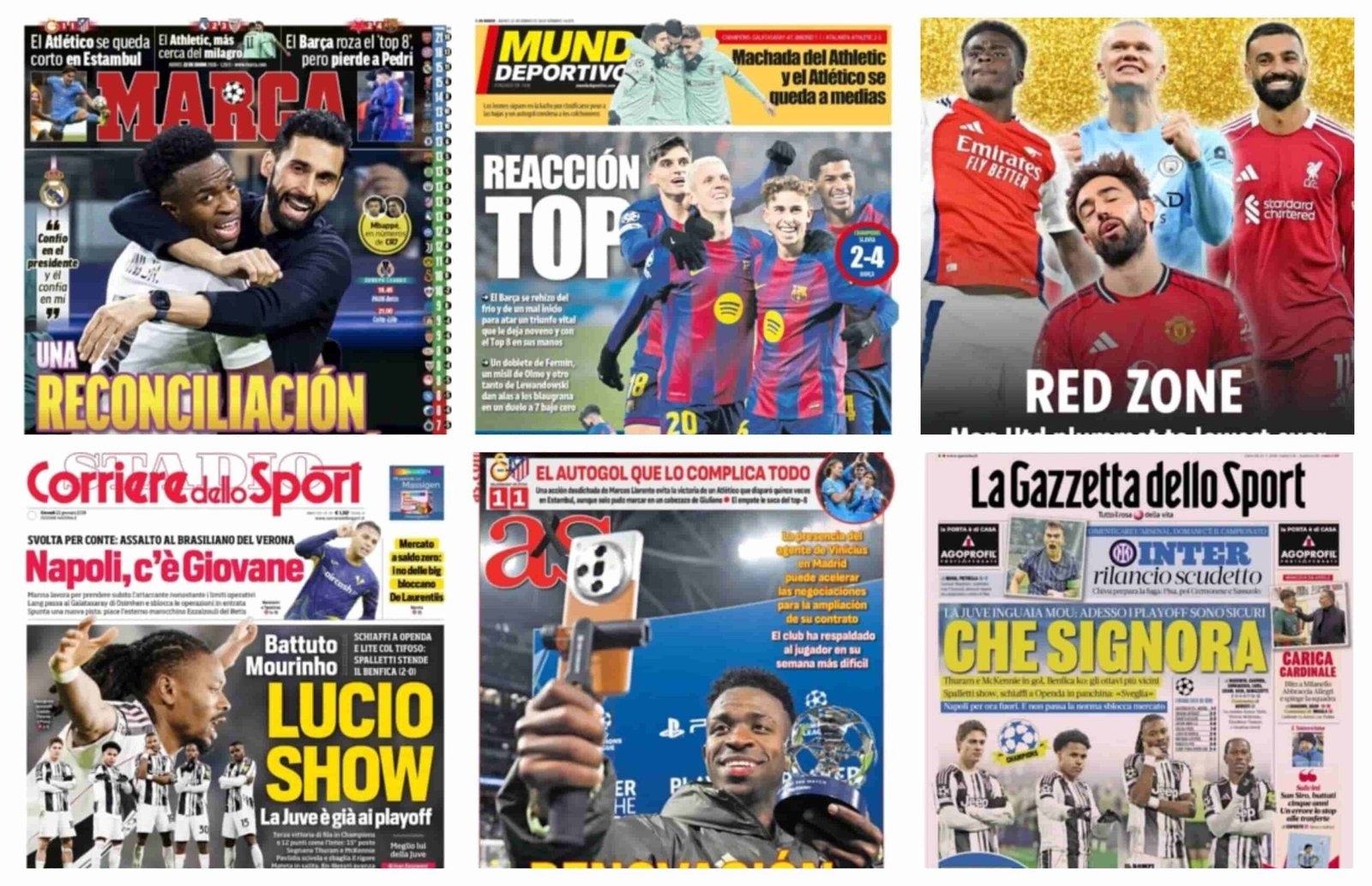 أبرز عناوين أغلفة الصحف العالمية: “فينيسيوس يعقد السلام مع البرنابيو ويرغب بالاستمرار حتى 2027”