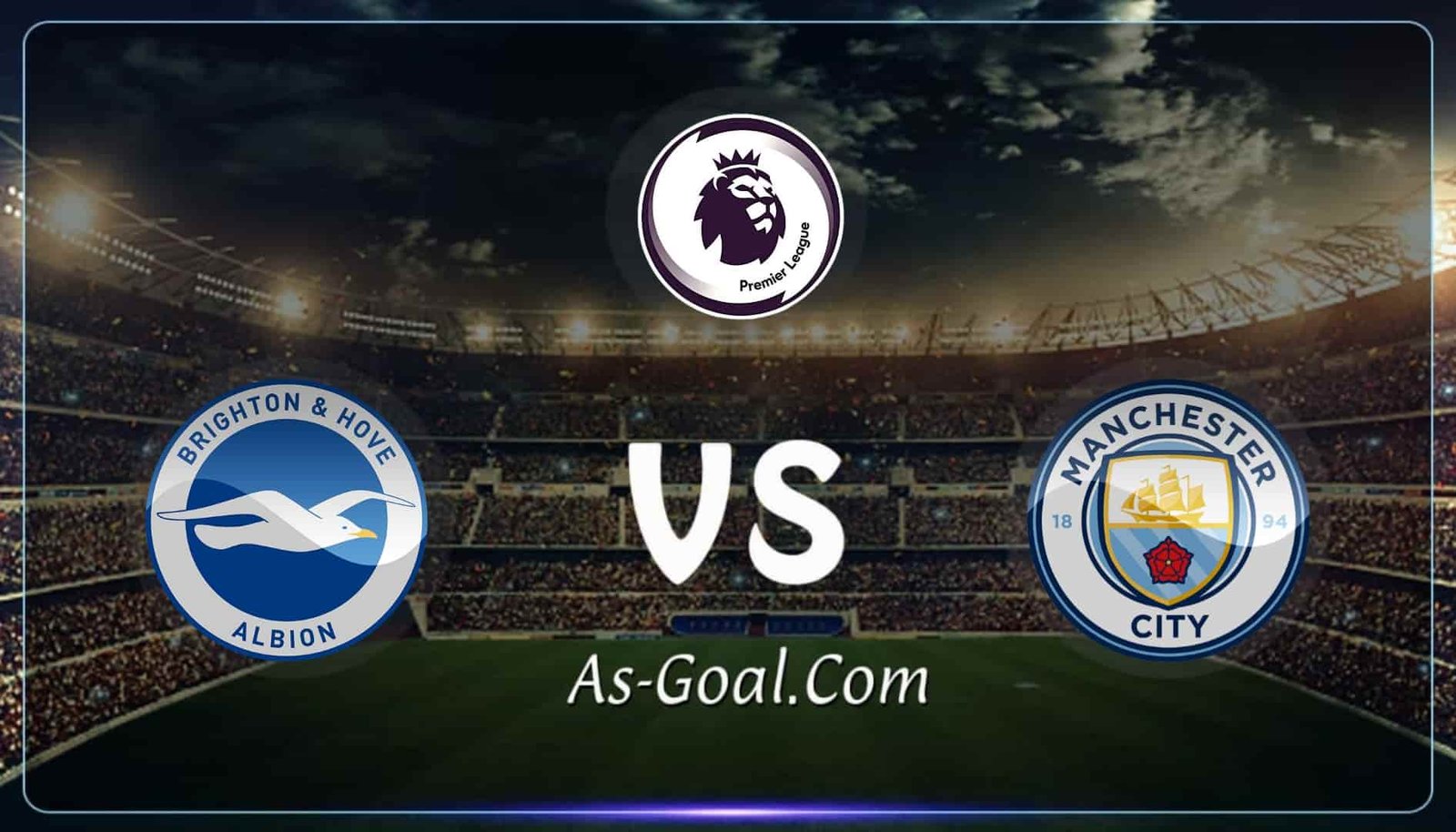 التشكيلة الرسمية لـ مانشستر سيتي لمواجهة برايتون بالدوري الإنجليزي