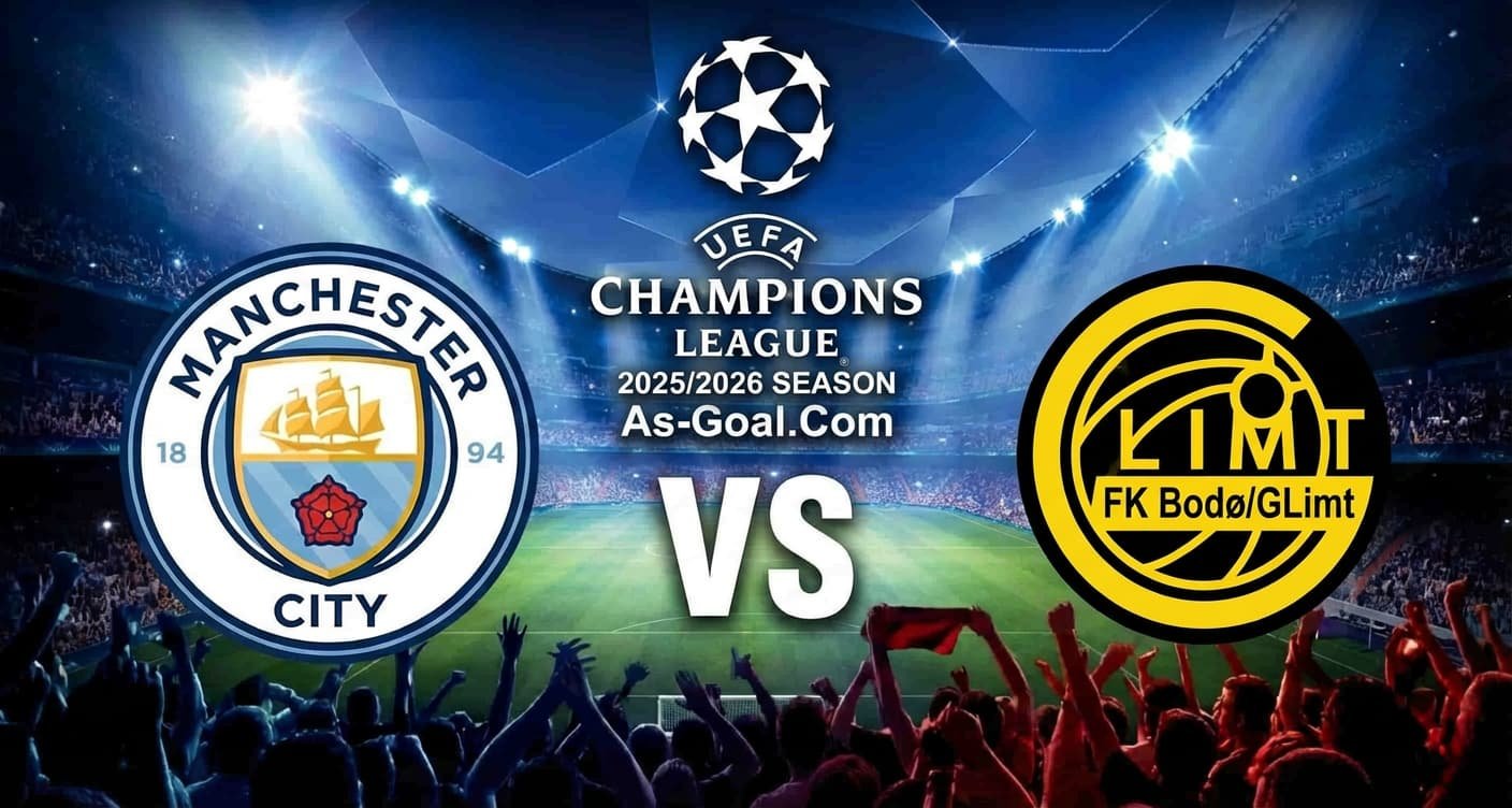 التشكيلة الرسمية لـ مانشستر سيتي لمواجهة بودو غليمت في دوري أبطال أوروبا