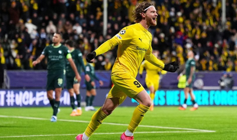 بودو غليمت يكتب التاريخ ويزلزل عرش مانشستر سيتي بثلاثية في دوري الأبطال