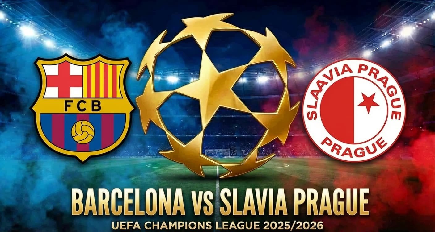 تقديم مباراة برشلونة وسلافيا براغ في دوري أبطال أوروبا 2025/2026