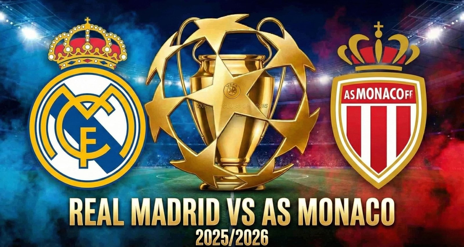 تقديم مباراة ريال مدريد وموناكو في دوري أبطال أوروبا 2025/2026