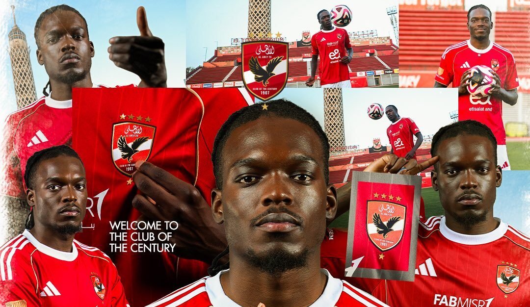 رسمياً.. الأهلي يرمم خط هجومه بالتعاقد مع الدبابة الأنجولية “يلسين كامويش”