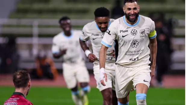 هاتريك بنزيما يقود الاتحاد لاكتساح الخلود برباعية نظيفة في دوري روشن