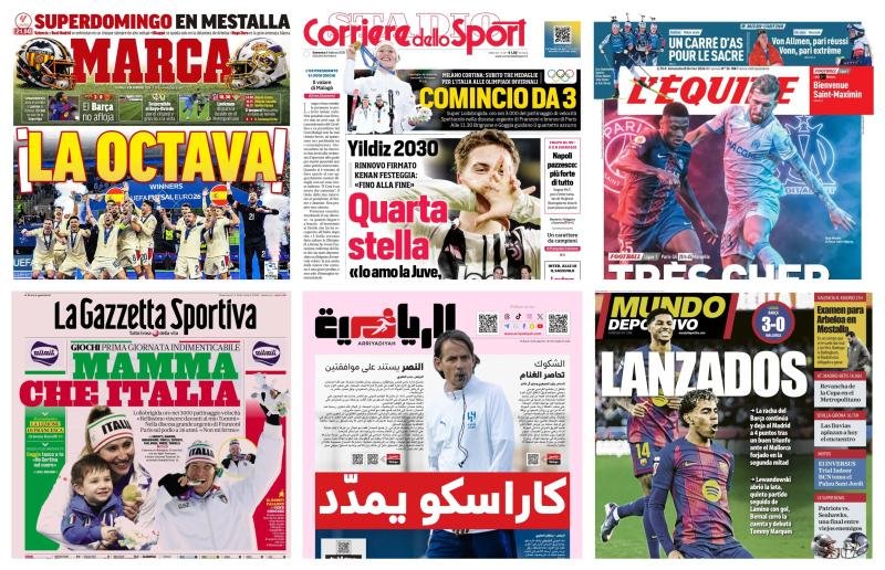 أبرز عناوين أغلفة الصحف العالمية: “برشلونة يُحلق وحيداً.. وآرسنال يبتعد بالصدارة”