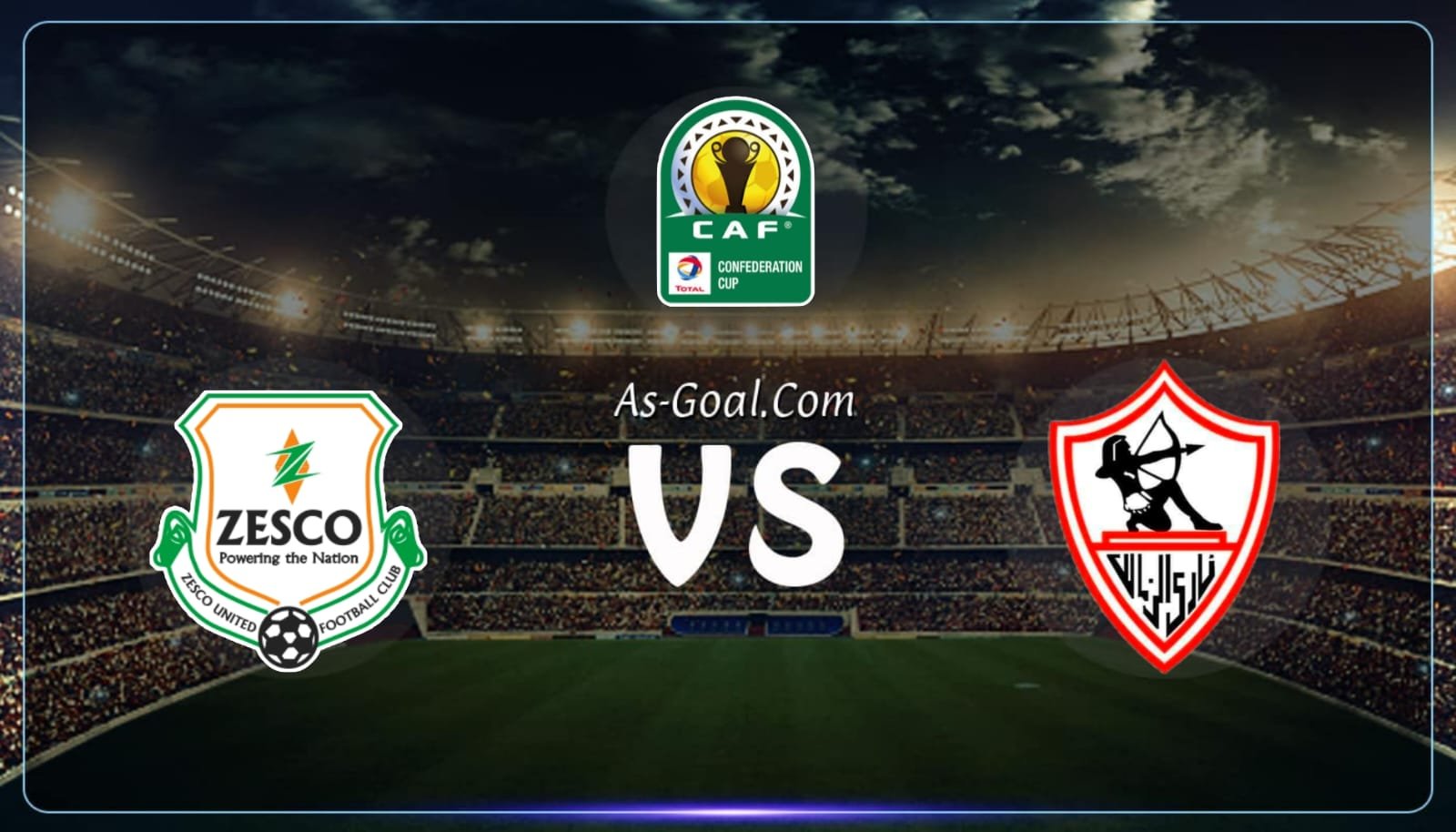 التشكيلة الرسمية لـ الزمالك لمواجهة زيسكو يونايتد في كأس الكونفيدرالية الإفريقية