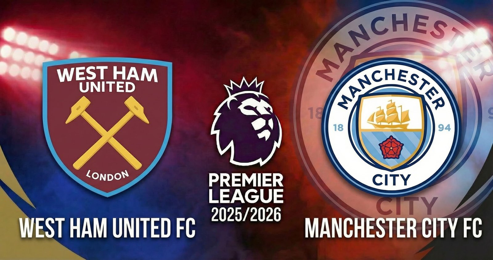 التشكيلة الرسمية لـ مانشستر سيتي لمواجهة وست هام بالدوري الإنجليزي