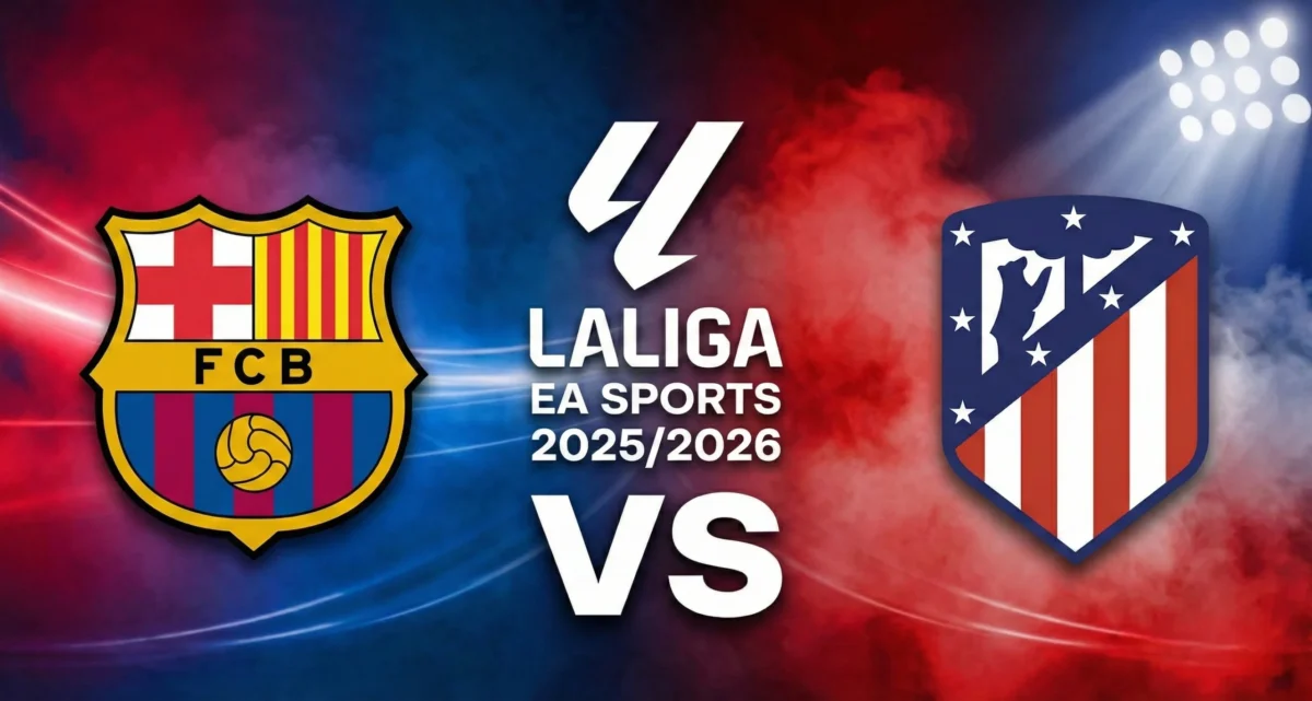 تقديم مباراة برشلونة وأتلتيكو مدريد في الدوري الإسباني 2025/2026