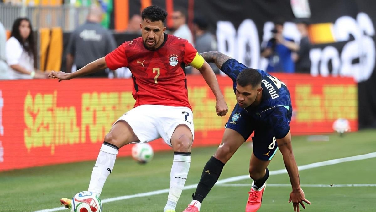 البرازيل تفوز علي مصر بثنائية في مباراة ودية إستعداداً للمونديال