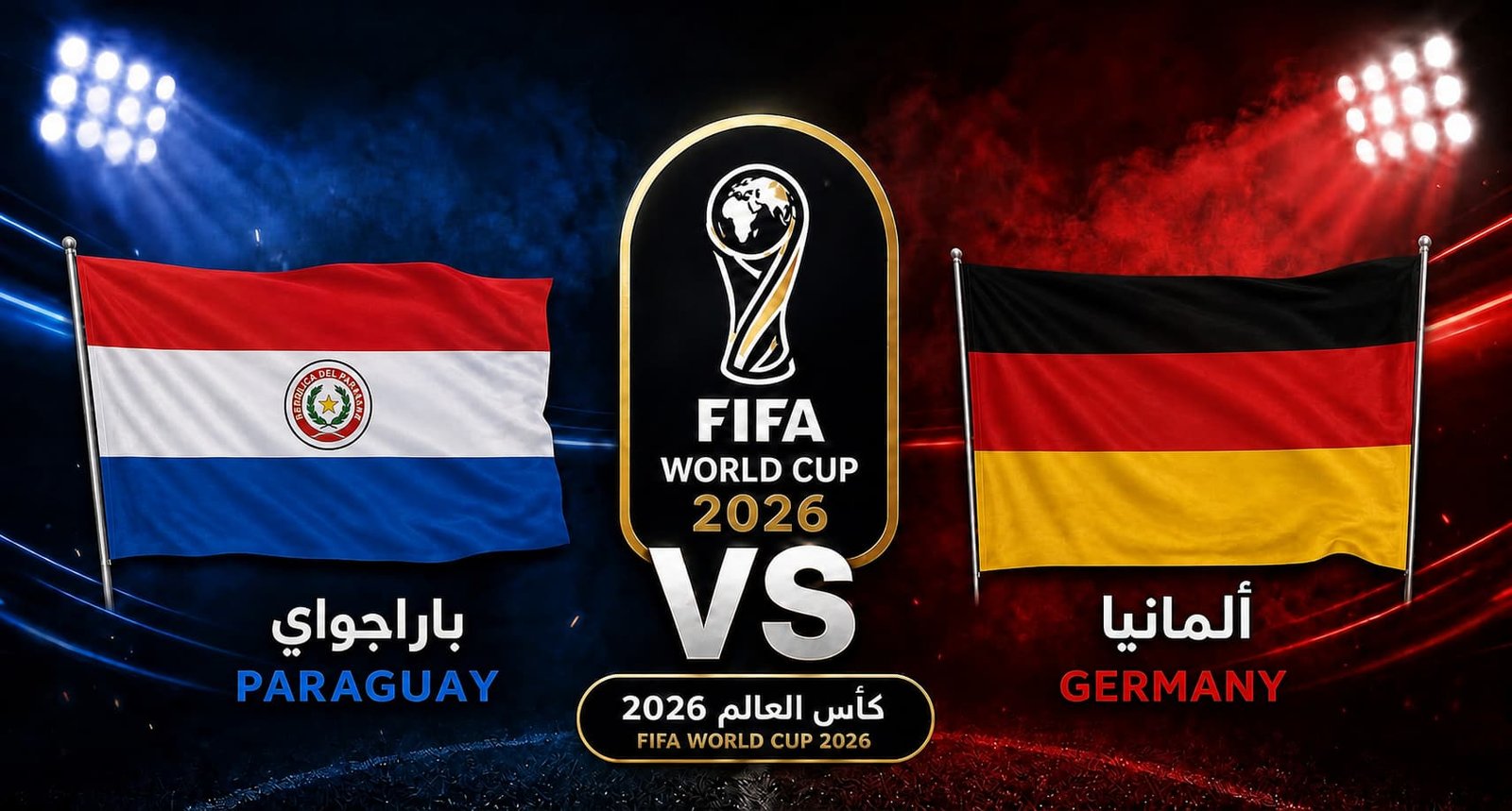 تقديم مباراة ألمانيا وباراجواي في دور الـ32 لكأس العالم 2026