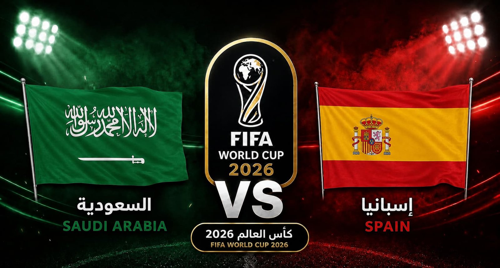 تقديم مباراة إسبانيا والسعودية في كأس العالم 2026