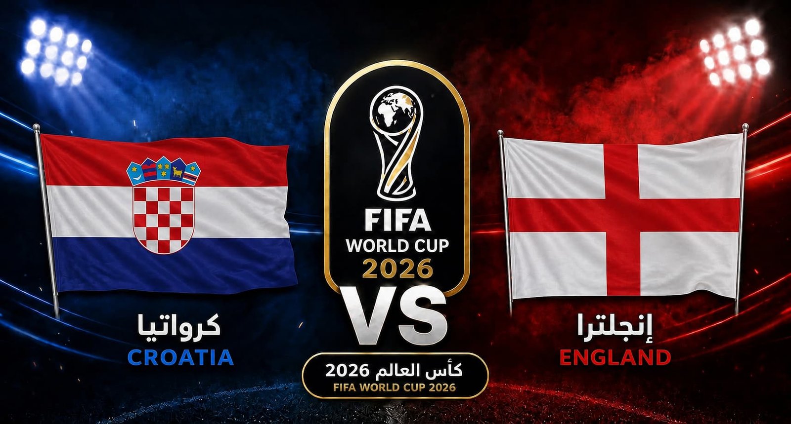 تقديم مباراة إنجلترا وكرواتيا في كأس العالم 2026