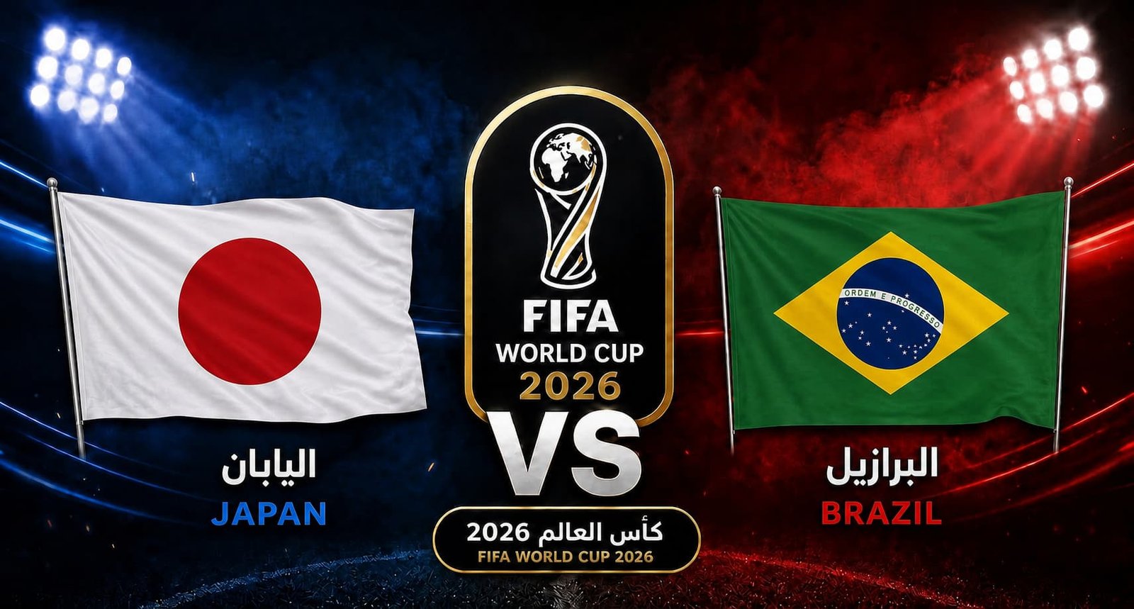 تقديم مباراة البرازيل واليابان في دور الـ32 لكأس العالم 2026