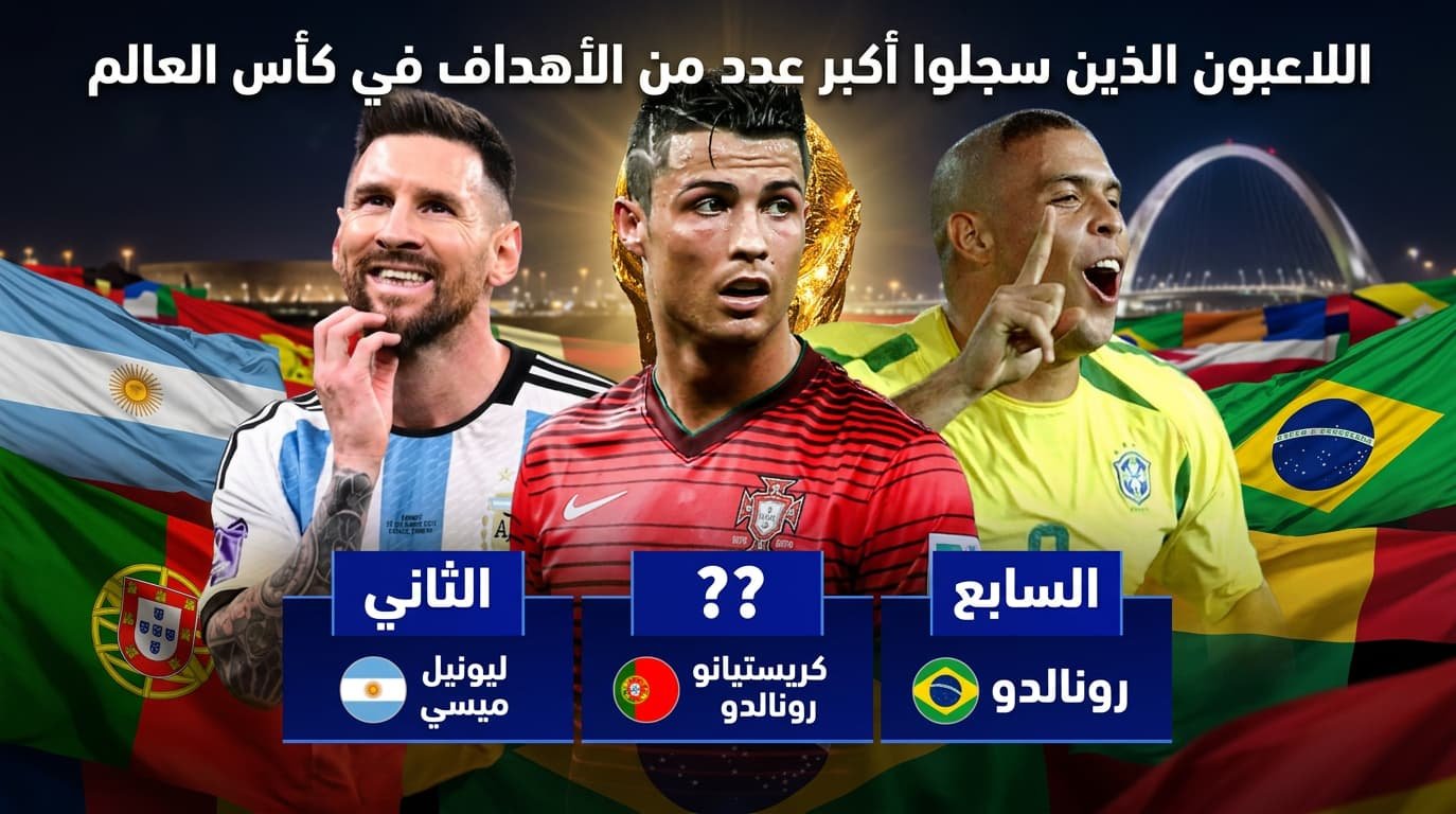 من هم اللاعبون الذين سجلوا أكبر عدد من الأهداف في كأس العالم؟