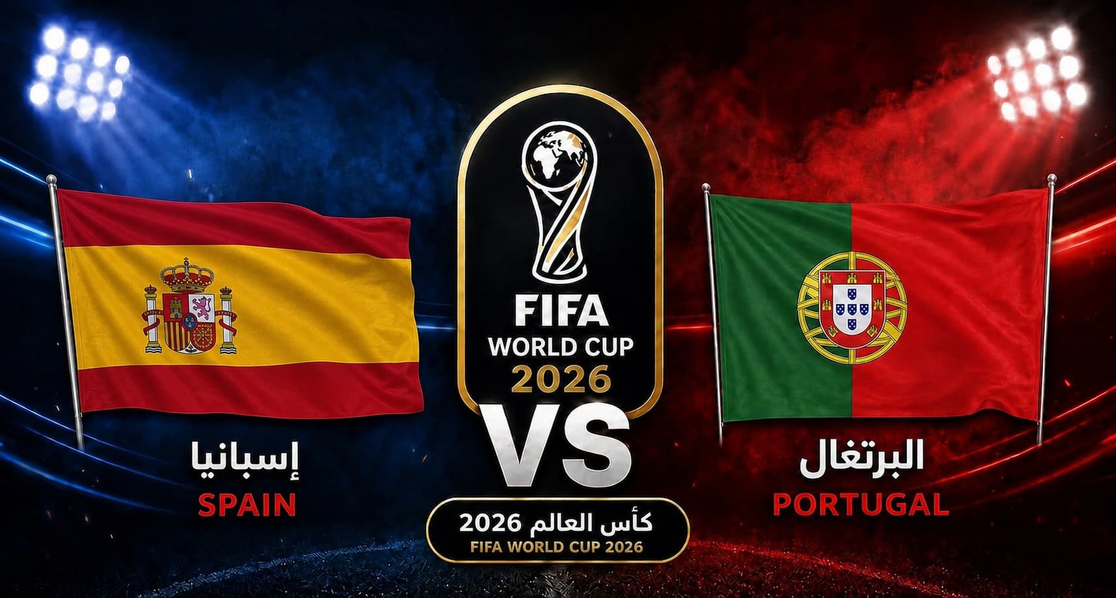 التشكيلة الرسمية لمباراة البرتغال وإسبانيا في دور الـ16 بكأس العالم 2026
