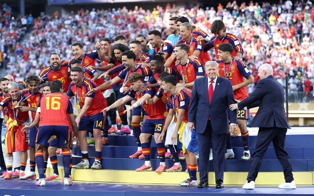 الفيفا يستبعد “ترامب” من لقطة تتويج المنتخب الإسباني بكأس العالم 2026