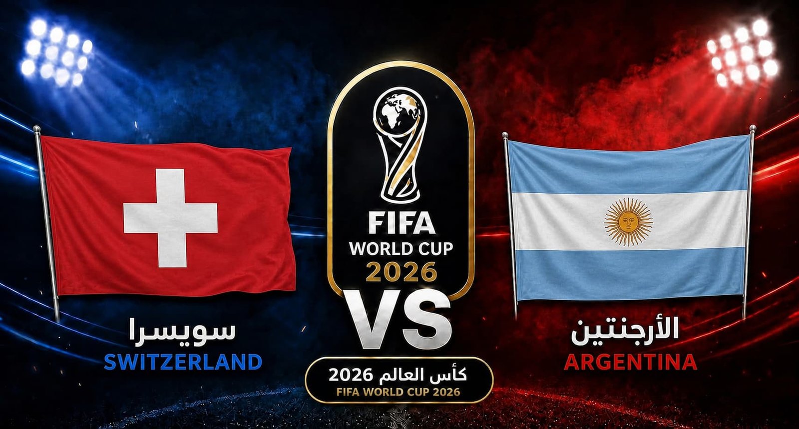 تقديم مباراة الأرجنتين وسويسرا في ربع نهائي كأس العالم 2026