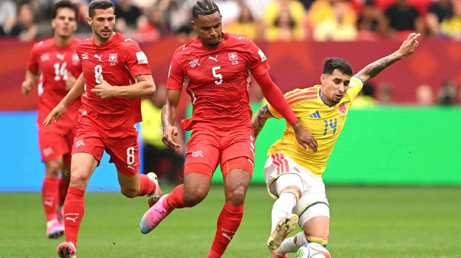 سويسرا تقصي كولومبيا بركلات الترجيح وتضرب موعداً مع الأرجنتين في ربع النهائي