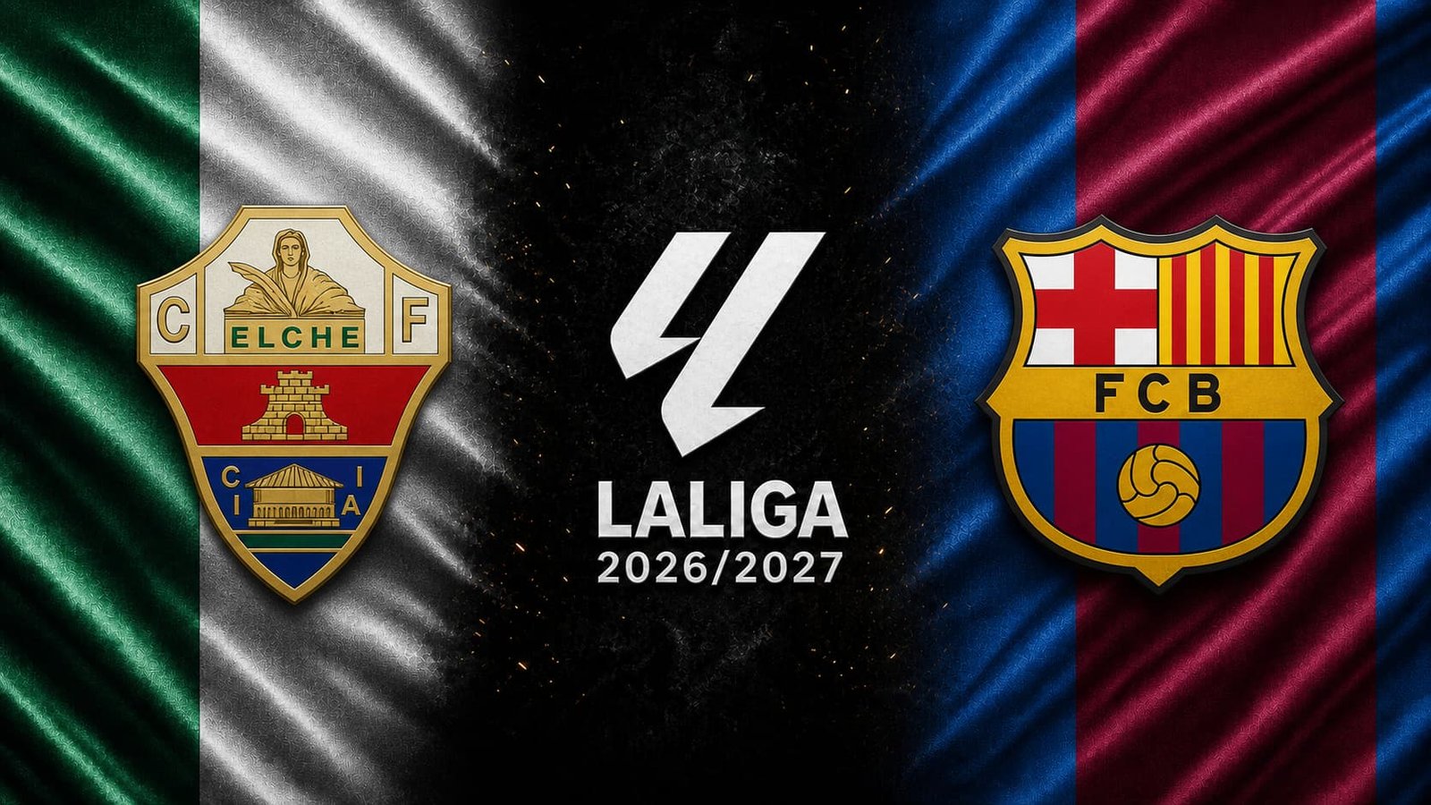 التشكيلة الرسمية لـ برشلونة لمواجهه إلتشي في الدوري الإسباني