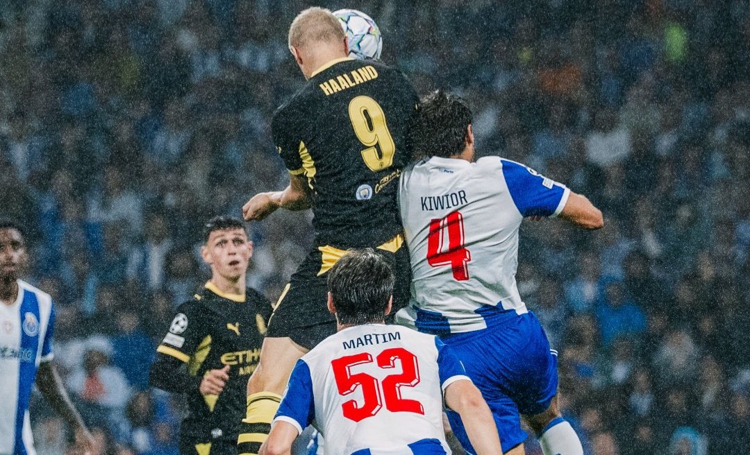 هالاند يقود مانشستر سيتي بالفوز علي بورتو بثنائية نظيفة في دوري أبطال أوروبا