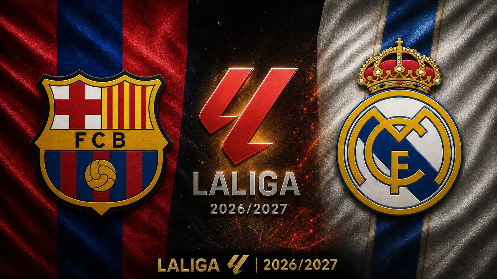 التشكيلة الرسمية لمباراة برشلونة وريال مدريد في الدوري الإسباني