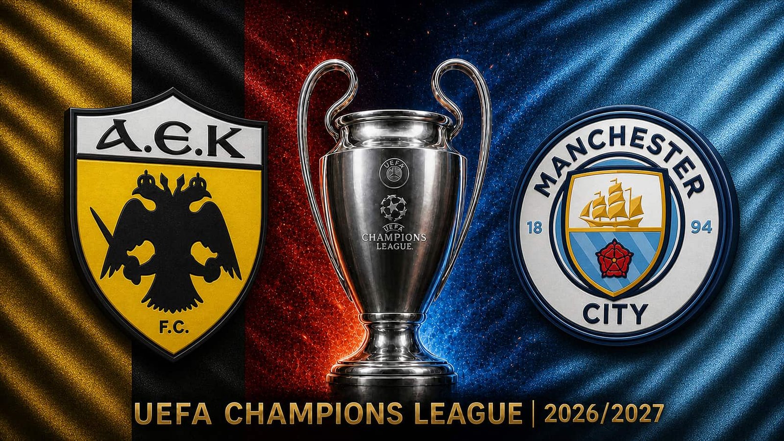 تقديم مباراة مانشستر سيتي وآيك اثينا في دوري أبطال أوروبا 2026/2027
