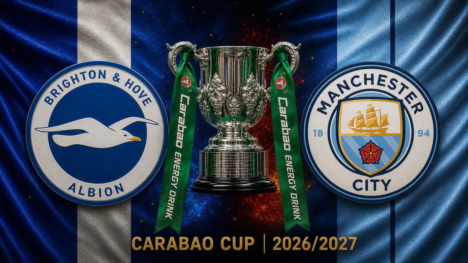تقديم مباراة مانشستر سيتي وبرايتون في كأس الرابطة الإنجليزية 2026/2027