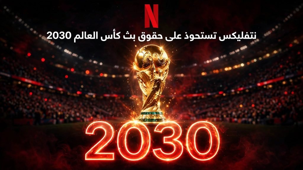 شبكة نتفليكس تحصل رسمياً على حقوق بث مونديال 2030