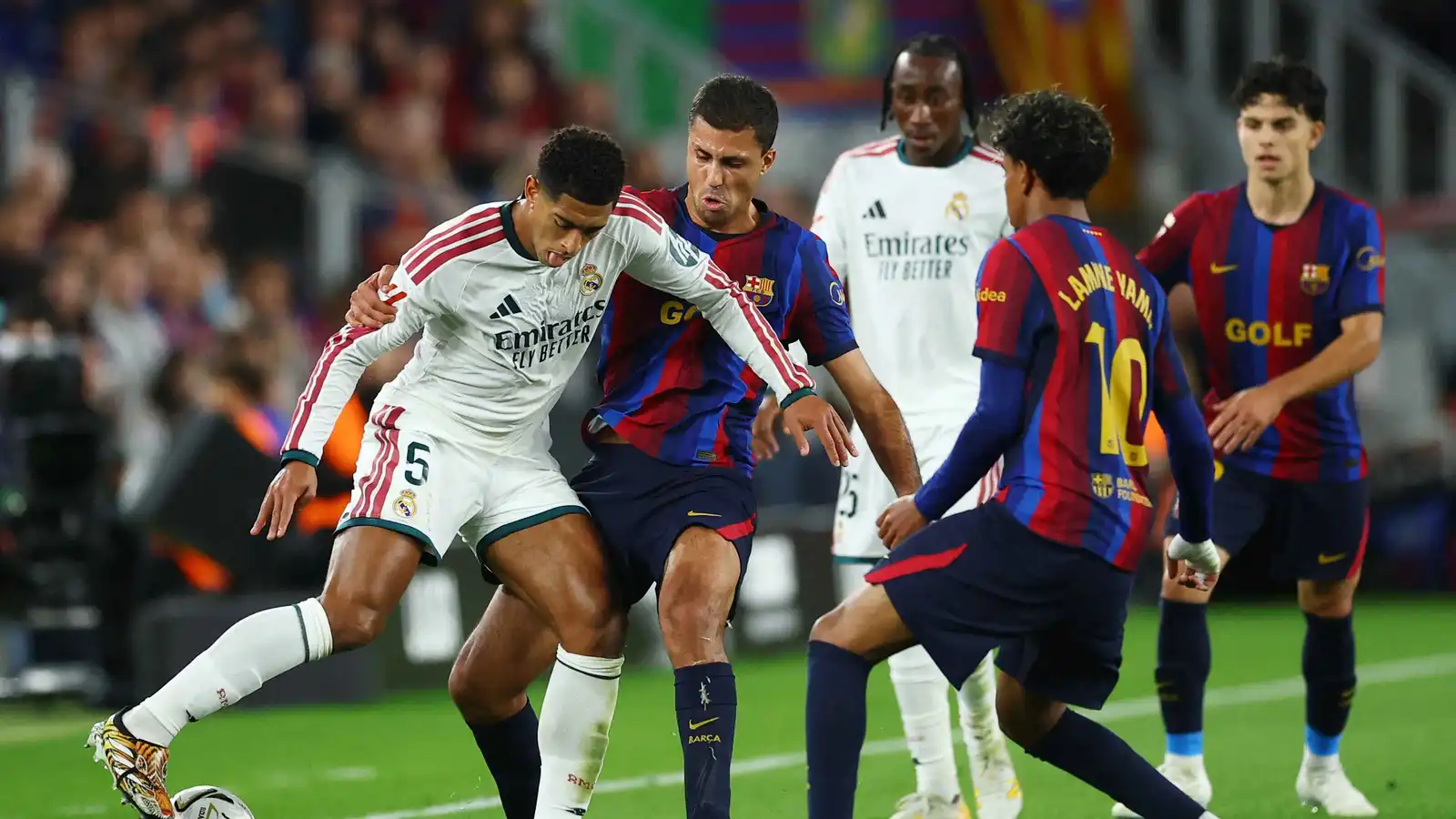 مبابي يقهر برشلونة في عقر داره.. ريال مدريد يحسم الكلاسيكو بهدف قاتل